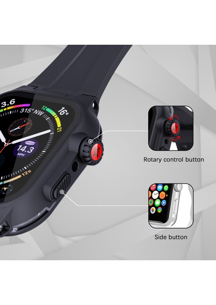 Apple Watch Series 8 41MM/7 41MM IP68 Su Geçirmez Kılıf ve Silikon Saat Kayışı Akıllı Saat Koruyucu Yedek Kayışı Için Shellbox (Yurt Dışından) indirimleri