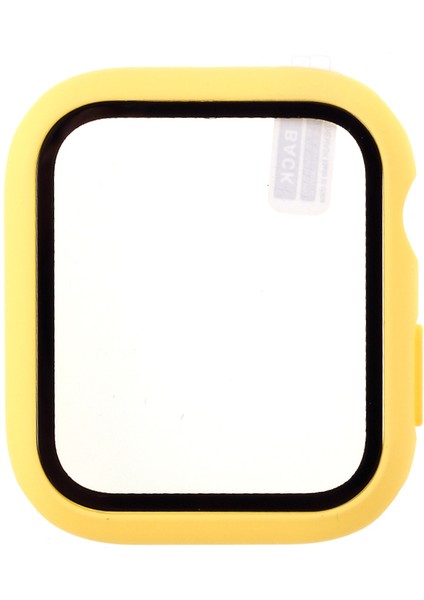 Apple Watch Series 4/5/6 44MM/SE 44MM/SE (2022) 44MM-SARI Için Cam Ekran Koruyucu Filmli Çoklu Renkli Pc Çerçeve Kapağı Kabuğu (Yurt Dışından) indirimleri