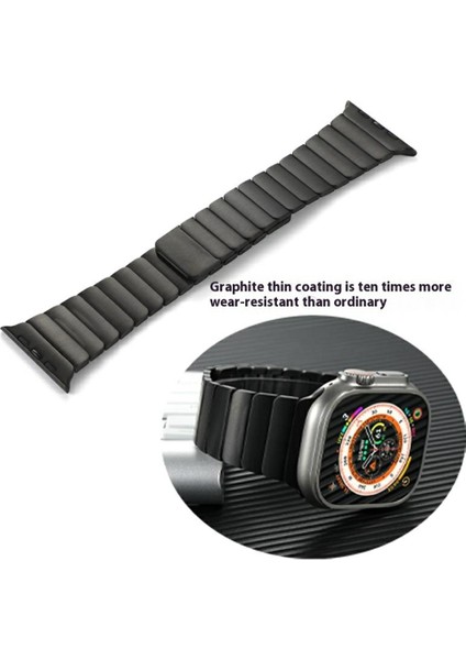 Apple Watch Series 10 42MM/9 8 7 41MM/SE (2023) Se (2022) Se 6 5 4 40MM/3 2 1 38MM Manyetik Metal Saat Kayışı - Gül Altını (Yurt Dışından) modelleri