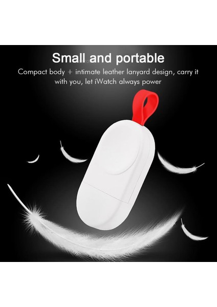 Apple Watch Için D3 Taşınabilir USB Kablosuz Şarj Cihazı Akıllı Saat Şarj Istasyonu - Beyaz (Yurt Dışından) fiyatları