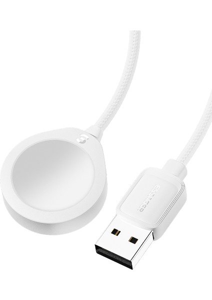 Essager Apple Watch USB Kablosu Manyetik Abs Su Damlası Şeklinde Kablosuz Şarj Cihazı - Beyaz (Yurt Dışından)