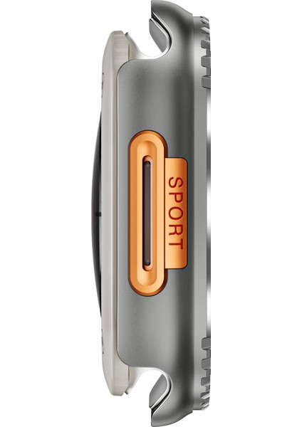 Apple Watch Series 9/8/7 45MM Spor Saat Koruyucu Kılıf - Gri Metal Kasa (Yurt Dışından) fırsatları