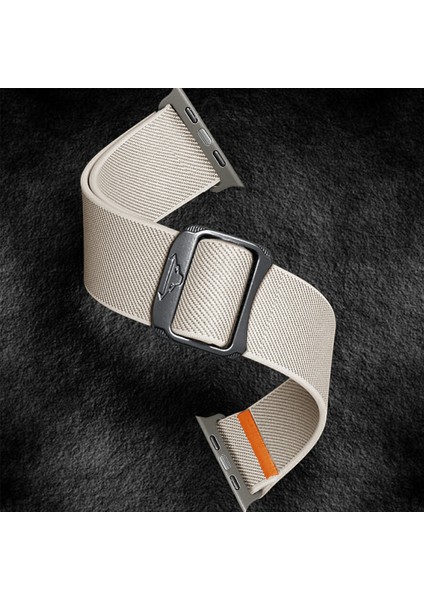 Apple Watch Series 10 46MM/ULTRA 2/ultra 49MM/SERIES 9 8 7 45MM/SE (2023) Se (2022) Se 6 5 4 44MM/3 2 1 42MM Bant-Starlight Için Naylon Kayış (Yurt Dışından) indirimleri