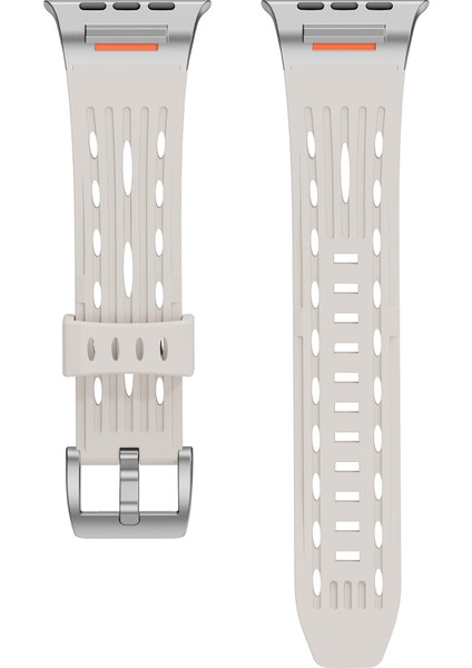 Apple Watch Series 10 46MM/ULTRA 2/ultra 49MM/9 8 7 45MM/SE (2023) Se (2022) Se 6 5 4 44MM/3 2 1 42MM Için Çoklu Delikli Saat Kayışı - Starlight (Yurt Dışından) fiyatları