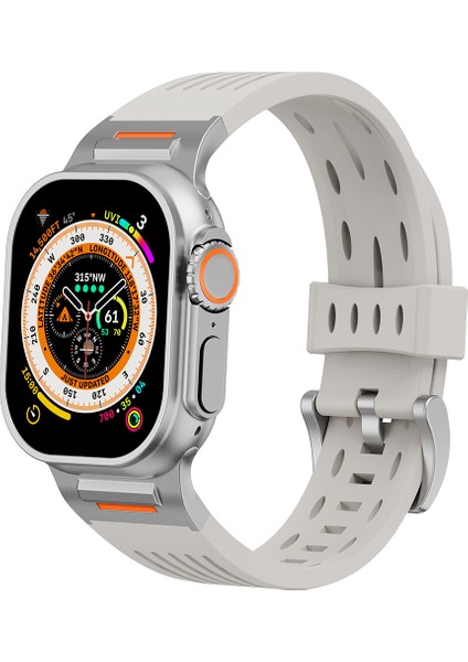 Apple Watch Series 10 46MM/ULTRA 2/ultra 49MM/9 8 7 45MM/SE (2023) Se (2022) Se 6 5 4 44MM/3 2 1 42MM Için Çoklu Delikli Saat Kayışı - Starlight (Yurt Dışından) indirimleri