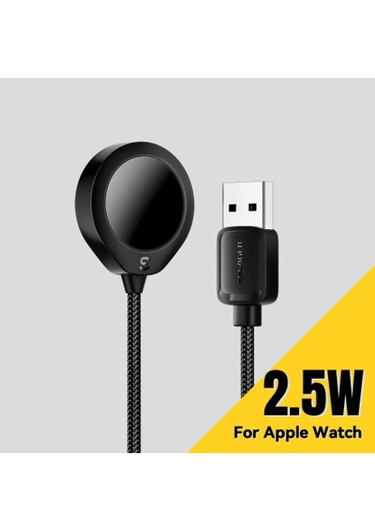 Essager Apple Watch USB Kablosu Manyetik Abs Su Damlası Şeklinde Kablosuz Şarj Cihazı - Siyah (Yurt Dışından) modelleri