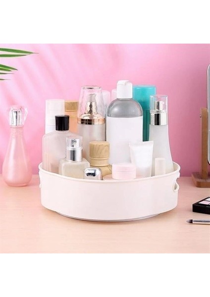 Buffer® 360 Derece Dönebilen Mekanizmalı Yuvarlak Tepsi Formlu Sunum ve Servis Organizer Tablası fiyatları