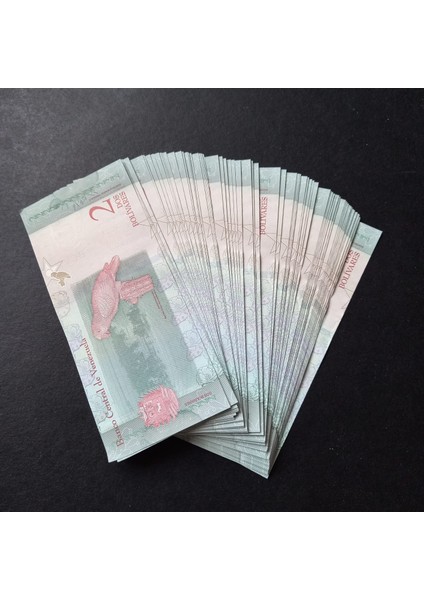 3996368F576833056E 2018 Venezuela 2bolivar Çil 100 Adet Deste Eski Kağıt Para indirimleri