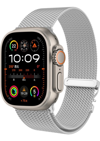 Apple Watch Series 10 46MM Yedek Kayış Milanese Mesh Paslanmaz Çelik Saat Kayışı, Gümüş (Yurt Dışından) fiyatları