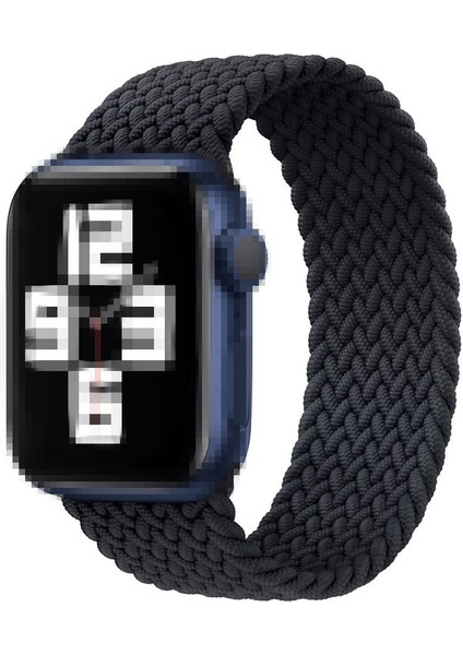 Apple Watch Series 10 46MM/ULTRA 2 Ultra 49MM/9 8 7 45MM/SE (2023) Se (2022) Se 6 5 4 44MM/3 2 1 42MM Için Elastik Naylon Saat Kayışı Yedek Saat Kayışı 24MM [boyut: L] - Siyah (Yurt Dışından) modelleri
