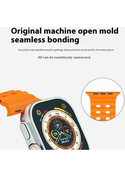 Apple Watch Series 10 46MM/ULTRA 2 Ultra 49MM/SERIES 9 8 7 45MM/SE (2023) Se (2022) Se 6 5 4 44MM/3 2 1 42MM Için Silikon Kayış - Pembe (Yurt Dışından) fiyatları