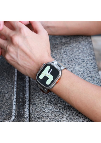 Apple Watch Ultra 2 49 mm Koruyucu Saat Kılıfı Kapağı - Titanyum Metal Kasa (Yurt Dışından) fırsatları
