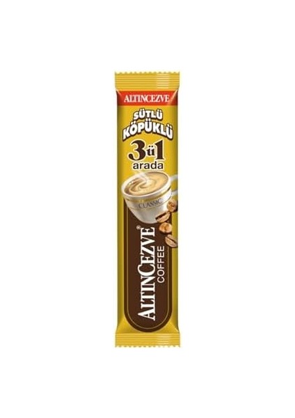 Altıncezve 3ü1 Arada Üçü Bir Arada Sütlü Köpüklü (Tek Içimlik) -16 gr x 40 Adet