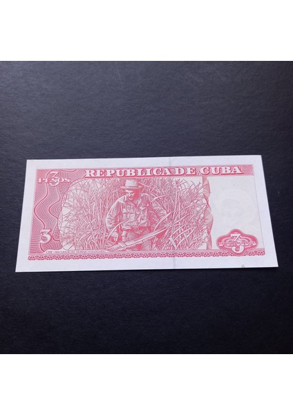 3996368F56B5BE725A 2005 Küba 3 Pesos Çil Eski Yabancı Kağıt Para indirimleri