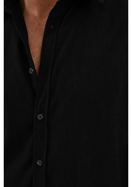 Gömlek Erkek Pamuklu Kadife Kumaş Likralı Mevsimlik Regular Gömlek modelleri