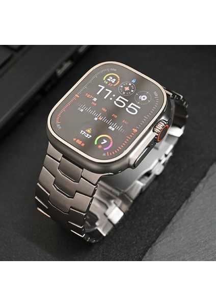 Apple Watch 10 46MM/ULTRA 2/ultra 49MM/9 8 7 45MM/SE (2023) Se (2022) Se 6 5 4 44MM/3 2 1 42MM Titanyum Alaşımlı 26MM Bant-Titanyum (Yurt Dışından) fırsatları