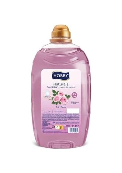 Hobby Sıvı Sabun Naturel Gül 1500 ml