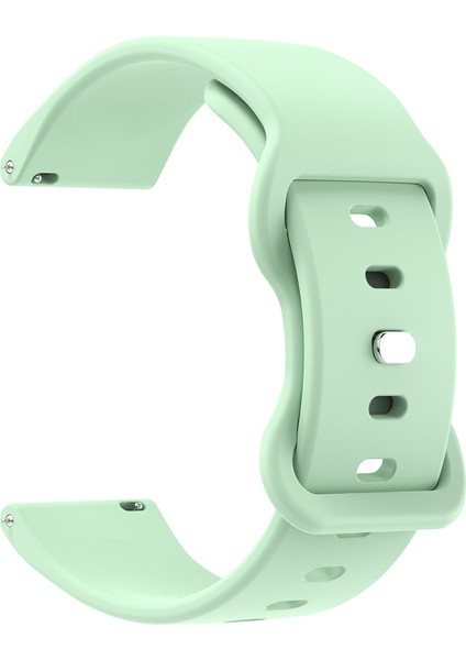 Evrensel 18 mm Düz Renkli Silikon Kayış Şeklinde Tokalı Akıllı Saat Kordonu - Turkuaz (Yurt Dışından) fiyatları