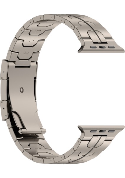 Apple Watch Series 10 42MM/9 8 7 41MM/SE (2023) Se (2022) Se 6 5 4 40MM/3 2 1 38MM Saat Kayışı Titanyum Alaşımlı Bilezik-Titanyum (Yurt Dışından) fırsatları