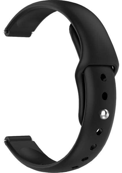 12 mm Evrensel Akıllı Saat Ters Tokalı Silikon Saat Kayışı Için Yedek Bant - Siyah (Yurt Dışından) fırsatları