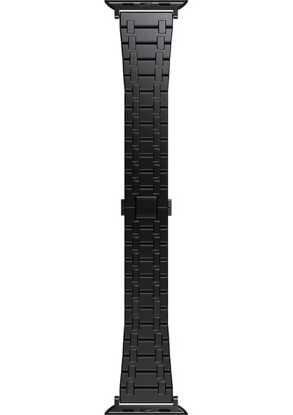 Apple Watch 10 46MM/ULTRA 2/ultra 49MM/9 8 7 45MM/SE (2023) Se (2022) Se 6 5 4 44MM/3 2 1 42MM Titanyum Alaşımlı Bant-Siyah (Yurt Dışından) indirimleri