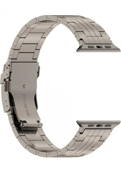 Apple Watch 10 46MM/ULTRA 2/ultra 49MM/9 8 7 45MM/SE (2023) Se (2022) Se 6 5 4 44MM/3 2 1 42MM 5 Boncuklu Titanyum Alaşımlı Kayış-Titanyum (Yurt Dışından) fiyatları