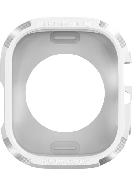 Apple Watch Series 9/8/7 41MM Düşmeye Karşı Koruyucu Tpu Çerçeve Kapağı - Beyaz Akıllı Saat Kılıfı (Yurt Dışından) fırsatları