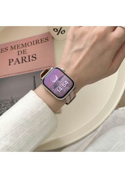 Apple Watch Series 10 42MM/9 8 7 41MM/SE (2023) Se (2022) Se 6 5 4 40MM/3 2 1 38MM-STIL 4 Için Ekose Yün Kayış (Yurt Dışından) fiyatları