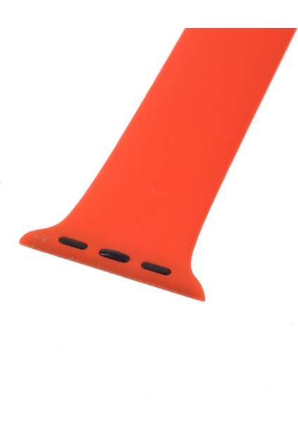 Apple Watch Series 10 46MM/ULTRA 2 Ultra 49MM/9 8 7 45MM/SE (2023) Se (2022) Se 6 5 4 44MM/3 2 1 42MM Için Silikon Akıllı Saat Bandı Bilek Kayışı, Boyut: L-Turuncu (Yurt Dışından) fırsatları