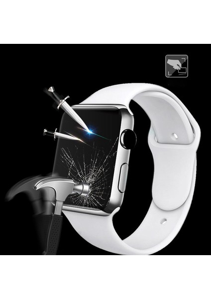 Apple Watch Series 4 40MM Temperli Cam Tam Ekran Koruyucu 3D Arc Edge 9h Patlamaya Dalı Mocolo (Yurt Dışından) modelleri