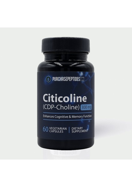 Citicoline Cdp Choline Cognitive Memory 300 Mg 60 Caps