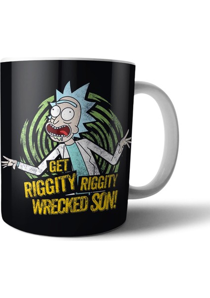Rick And Morty Kupa Bardak Model 1
