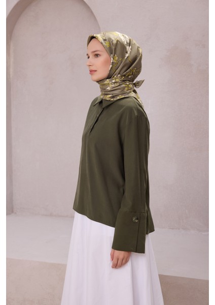 Çiçek Desen Ipek Twill Eşarp 4210D01 87 fiyatları