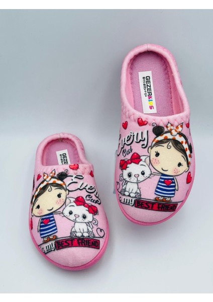 Kız Çocuk Kışlık Rahat Taban Ev ve Bahçe Gondol Terlik – Yumuşacık, Sıcak ve Kaymaz! modelleri