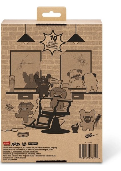 Kıllı Süper Yumuşak Zuru Fuggler Hairy Fuggs Peluş Oyuncak Screech Beard Blonde 22CM fırsatları