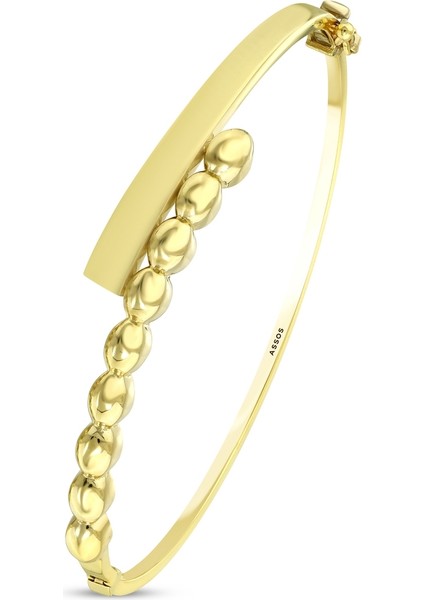 Tasarım Altın Kelepçe - 14K