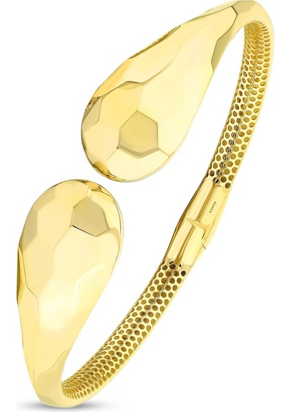 Tasarım Altın Kelepçe - 14K