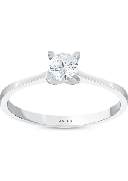 Altın Tektaş Yüzük - 14K