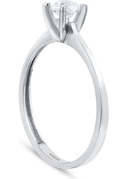 Altın Tektaş Yüzük - 14K