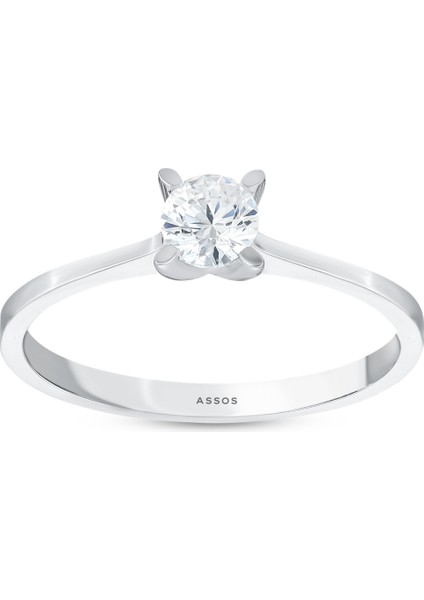 Altın Tektaş Yüzük - 14K