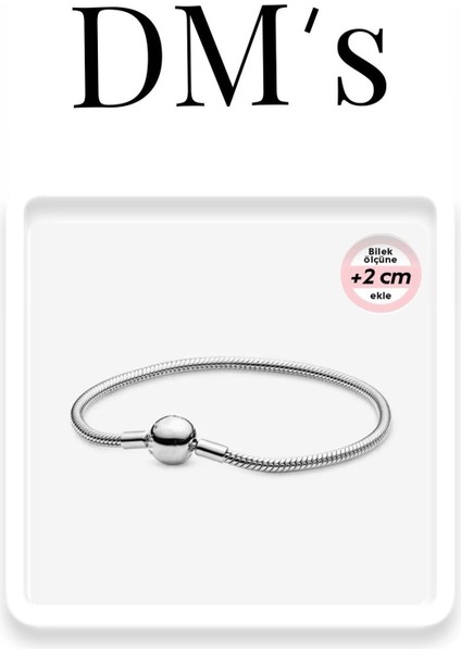 Düz Yuvarlak Gümüş Bileklik