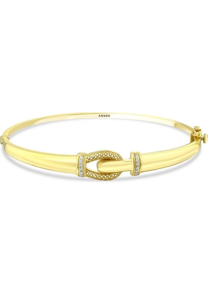 Tasarım Altın Kelepçe - 14K