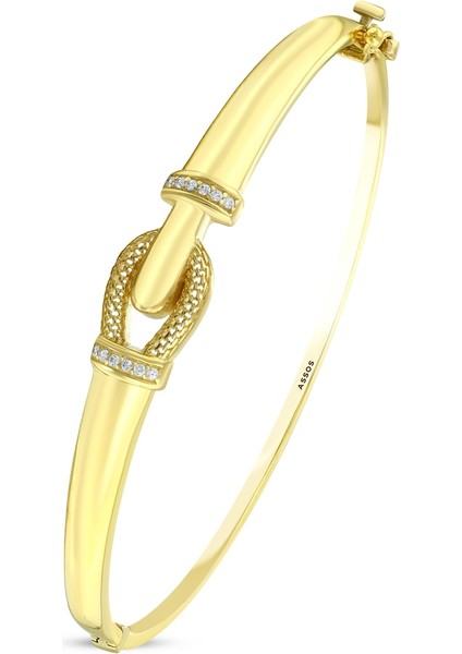 Tasarım Altın Kelepçe - 14K