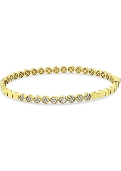 Altın Tasarım Kelepçe - 14K