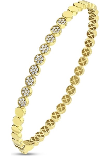 Altın Tasarım Kelepçe - 14K