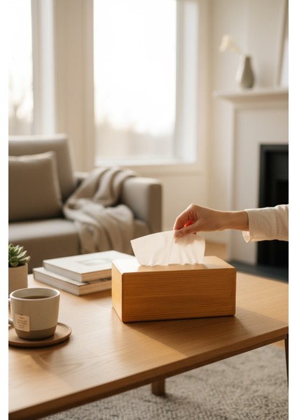 Bambu Tekçek Peçetelik / Dispanseri