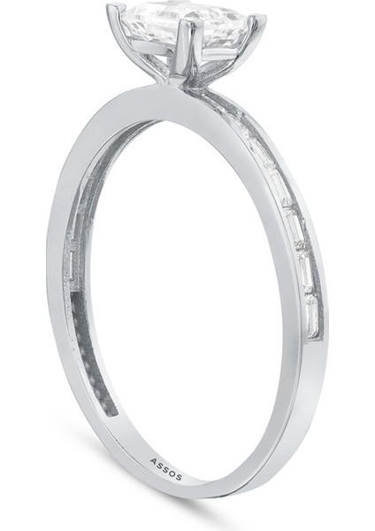 Altın Baget Yüzük - 14K