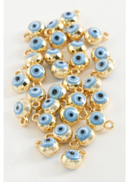 Nazar Tek Kulplu Mineli Bileklik ve Kolye Ucu Aparatı 1 Adet