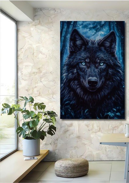 Kurt Orman Fantastik Ahşap Mdf Dekoratif Ev/işyeri Duvar Tablo Dikdörtgen Ev/işyeri Duvar Tablo