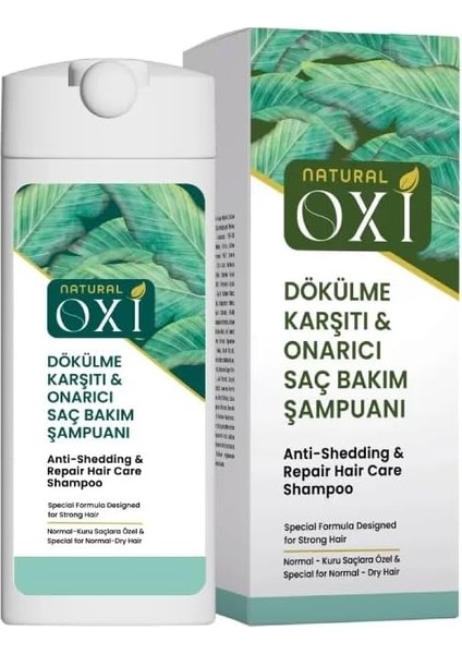 Oxi Natural Dökülme Karşıtı Normal Saç Şampuanı 300 Ml.
